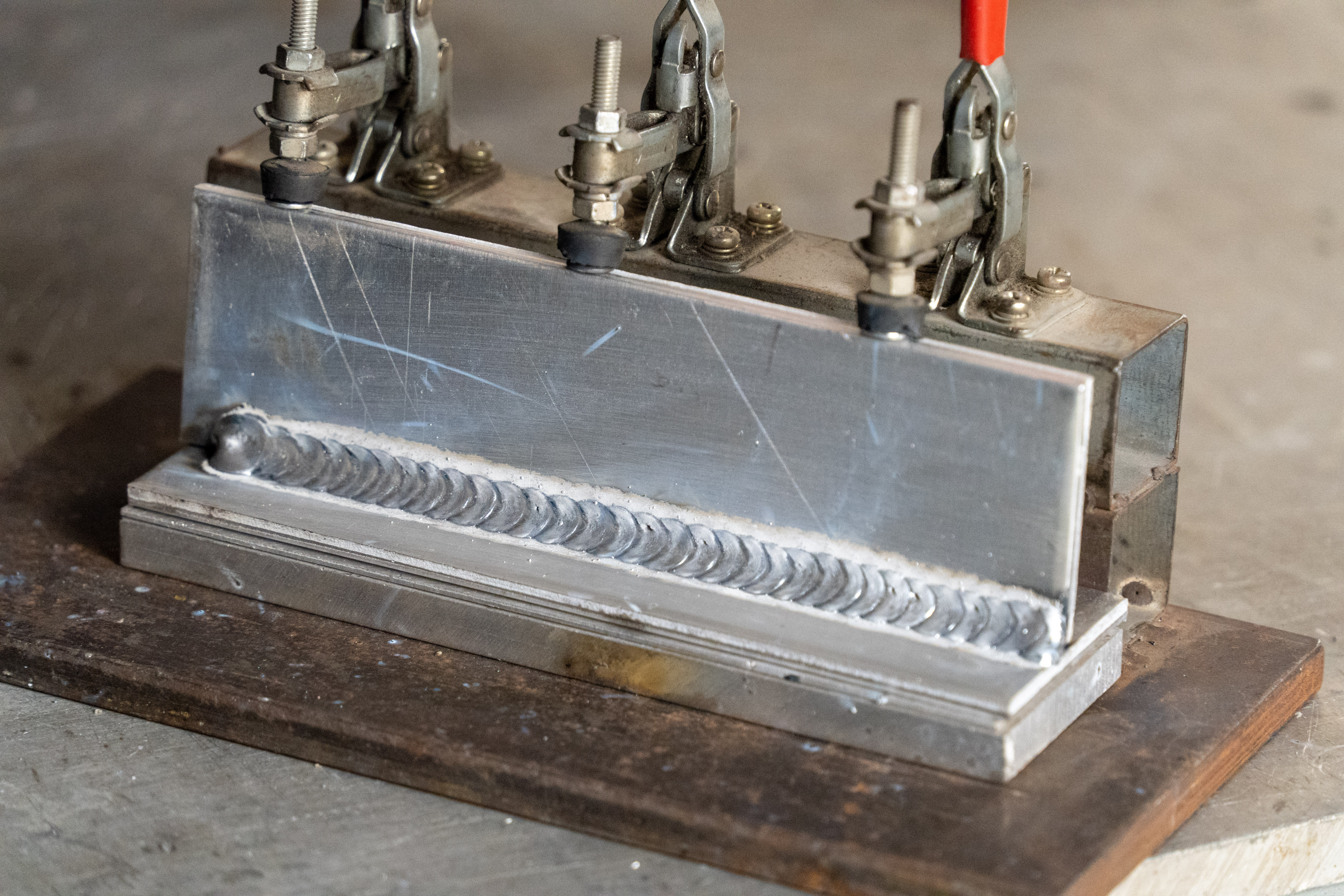 MIG-200 workshop weld sample