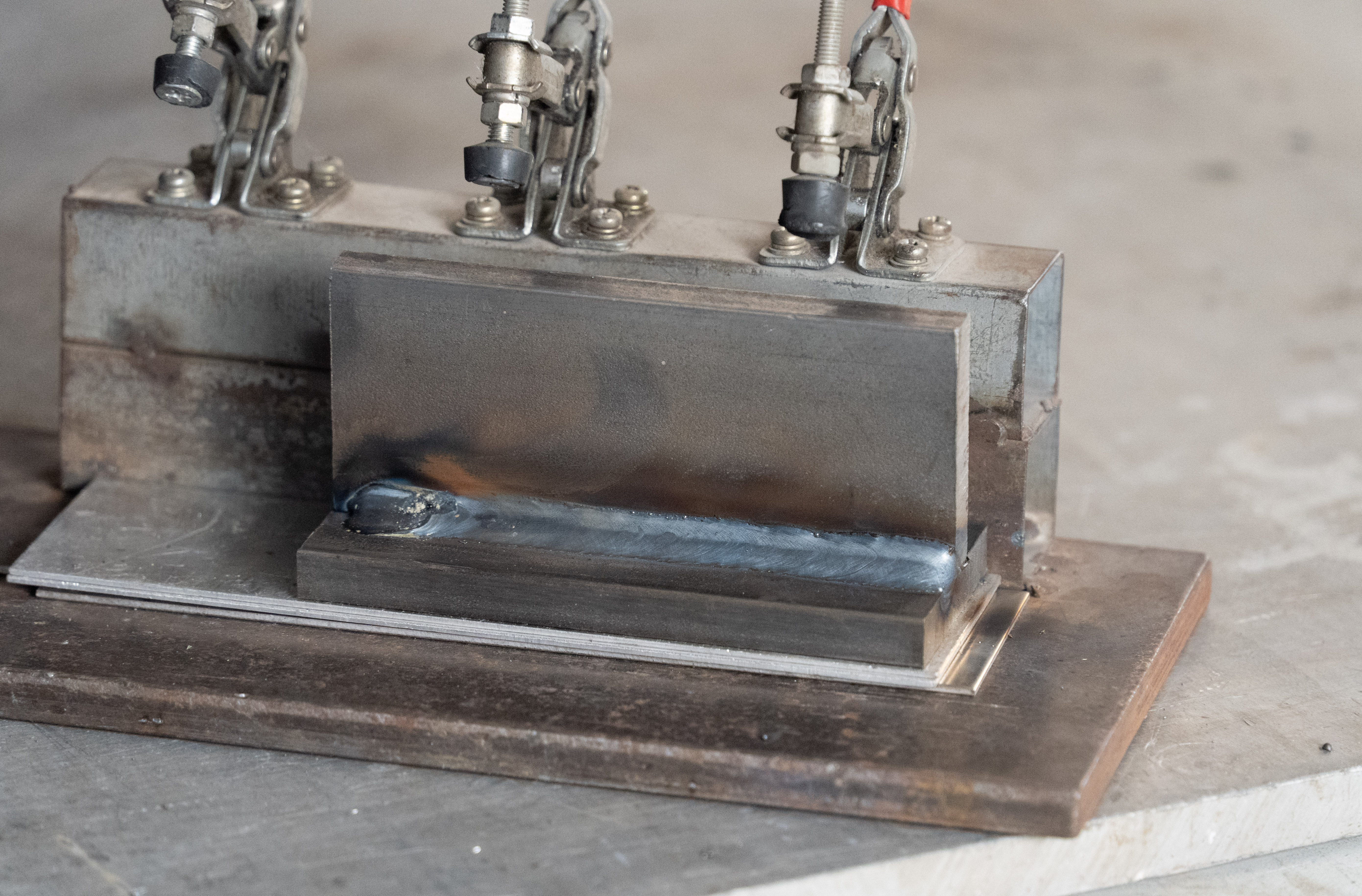 MIG-500 workshop weld sample