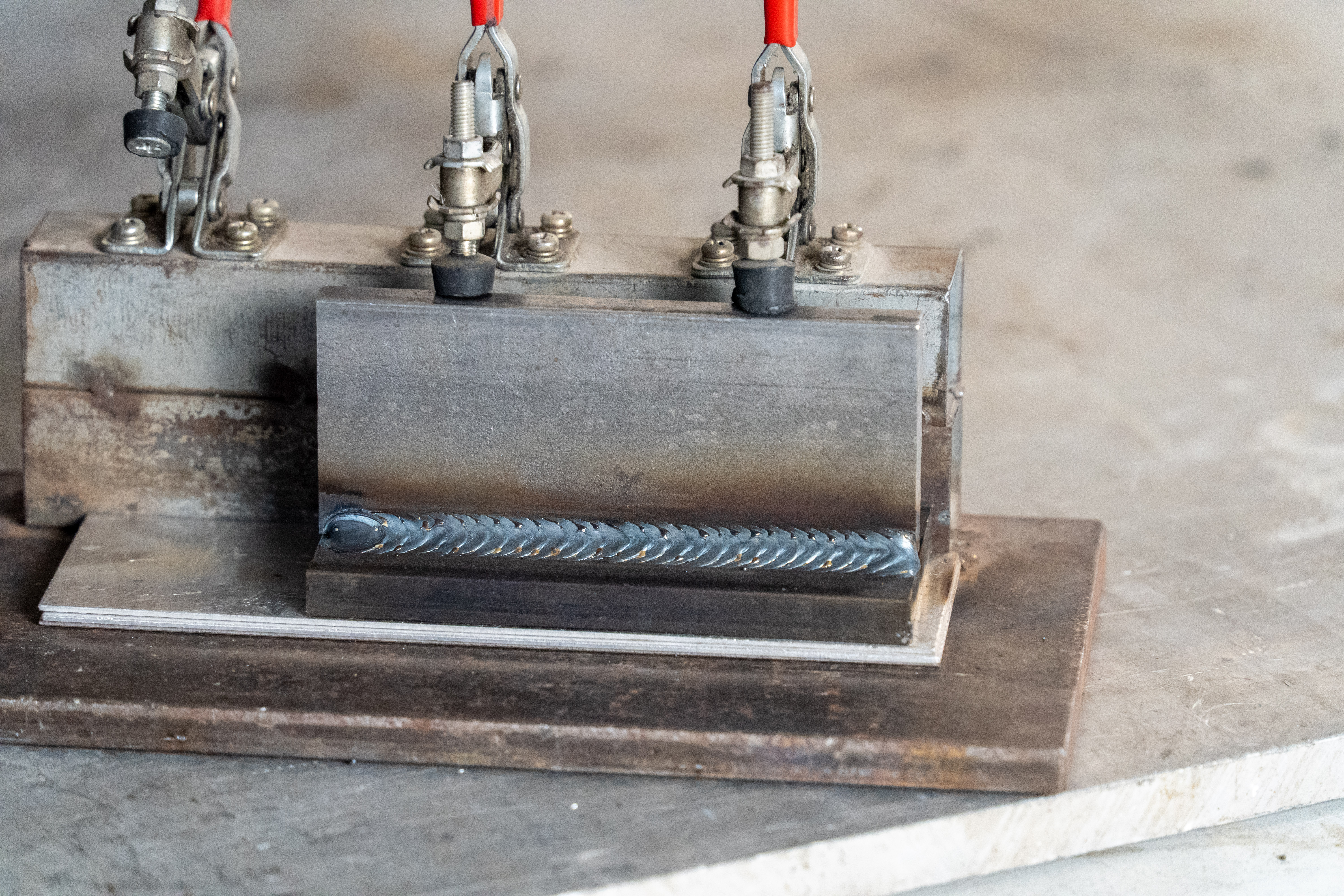 MIG-500 workshop weld sample