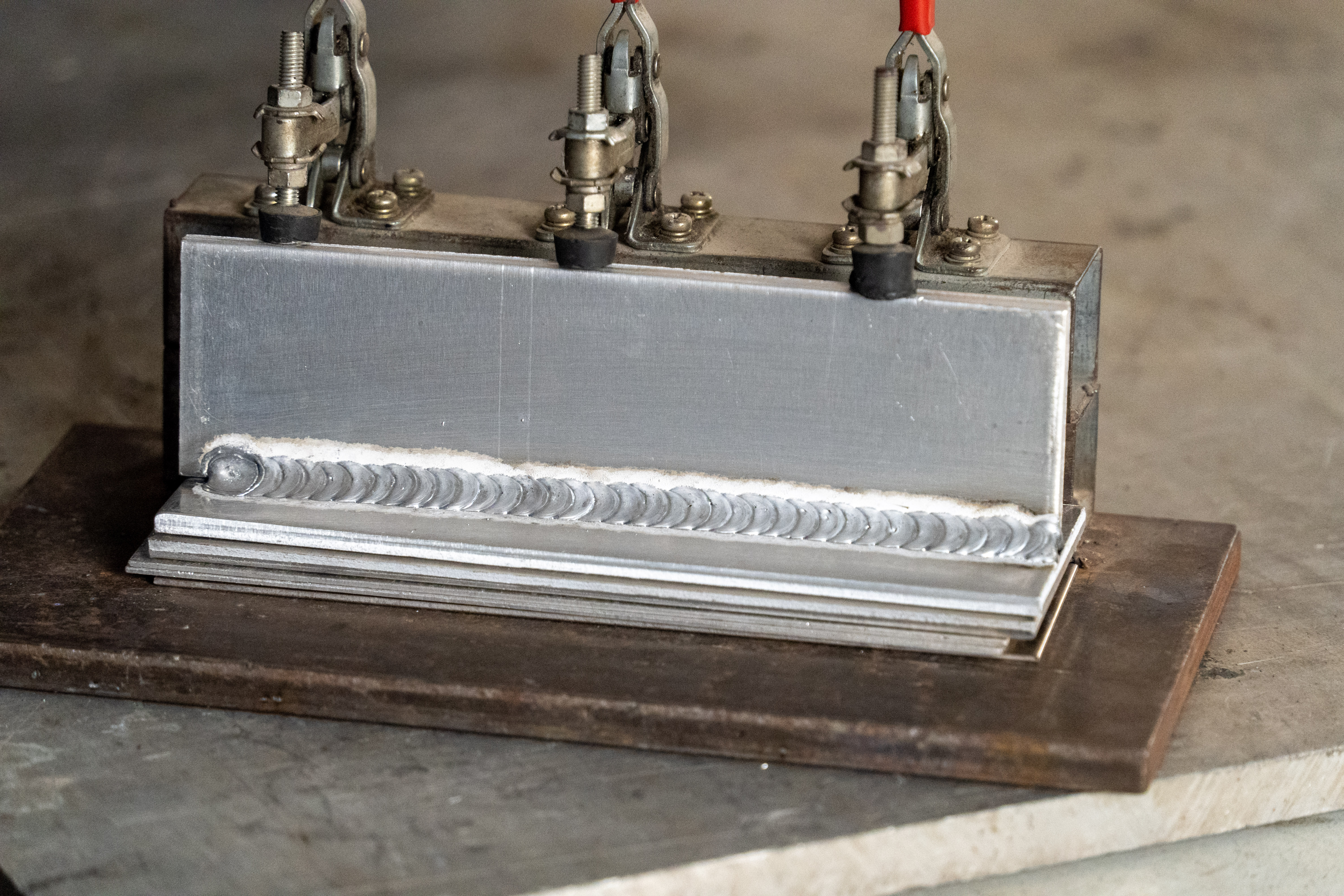 MIG-500 workshop weld sample