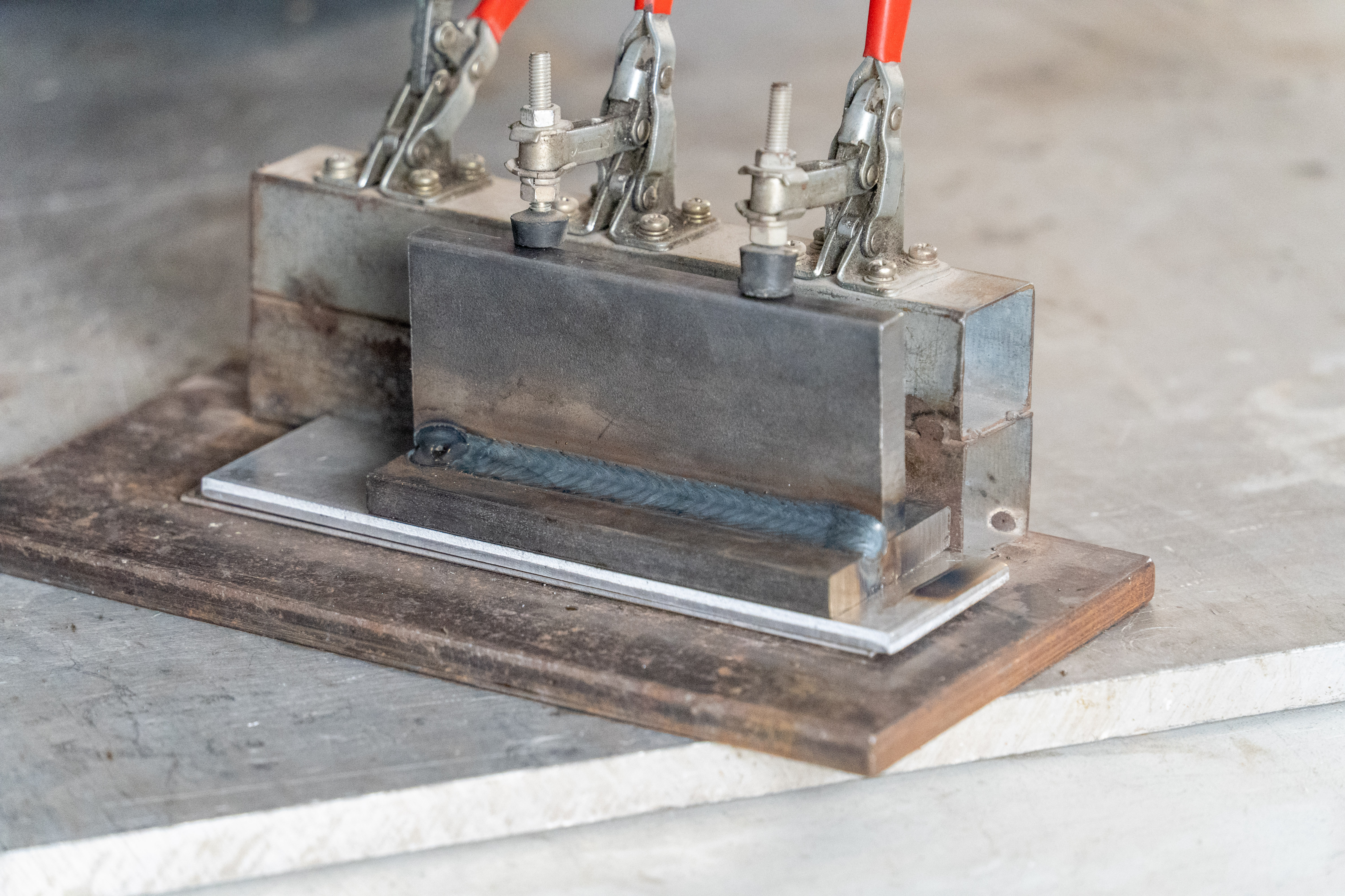 MIG-500X workshop weld sample