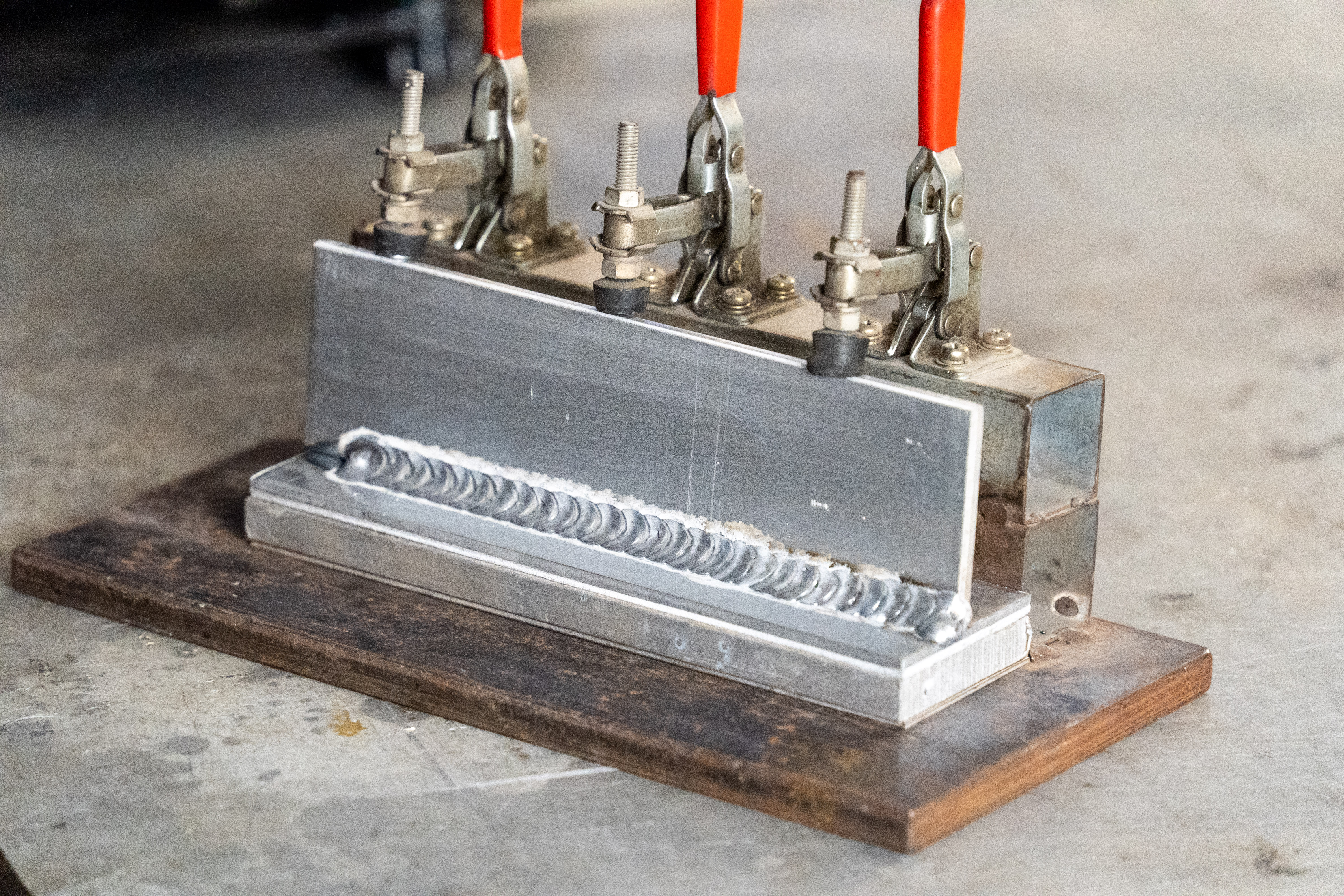 MIG-500X workshop weld sample